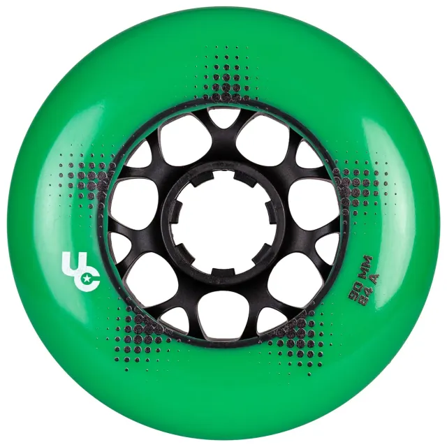 Undercover Team Pro 90mm hjul grøn 84A 4-pak