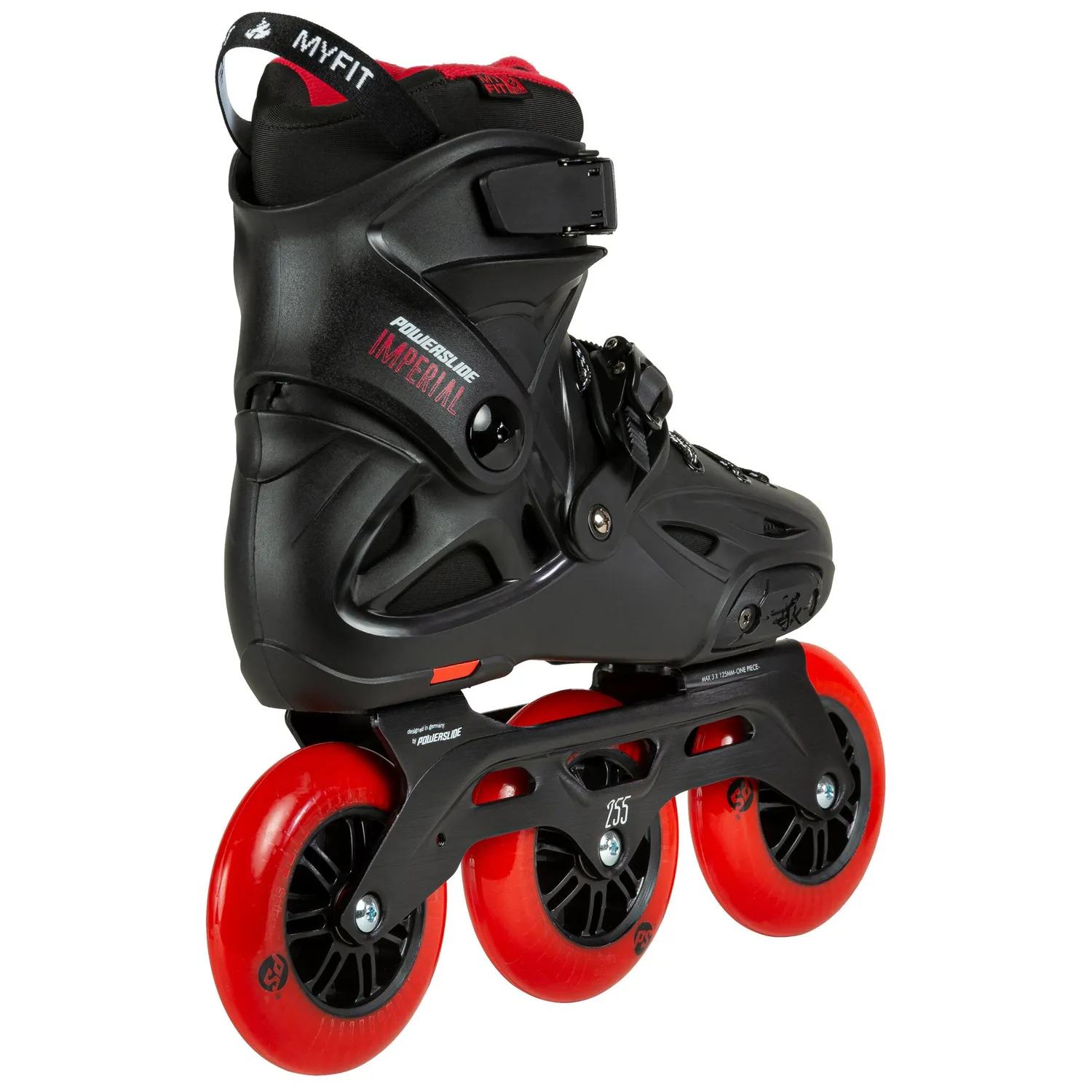 Powerslide Imperial 110 rulleskøjter sort 3x110 alu