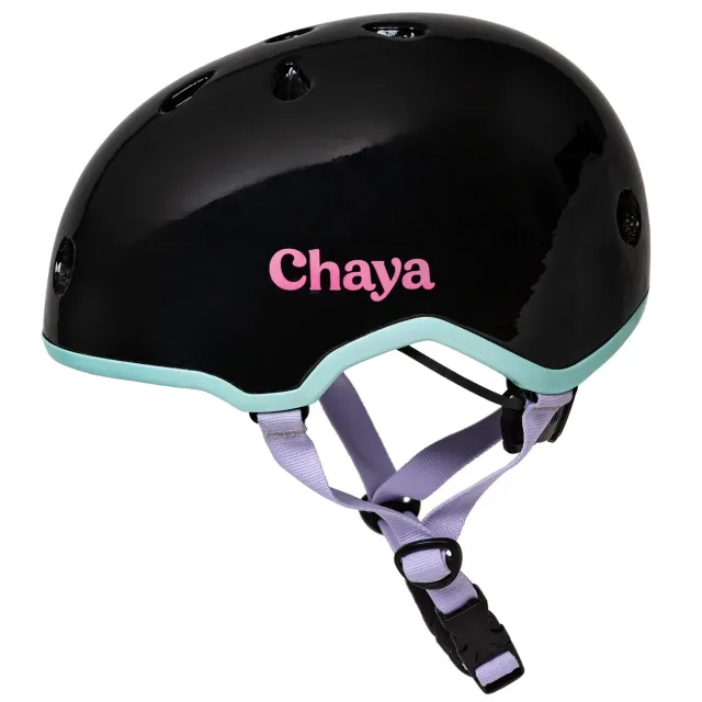 Chaya Elite Black hjelm sort med aftagelig skygge