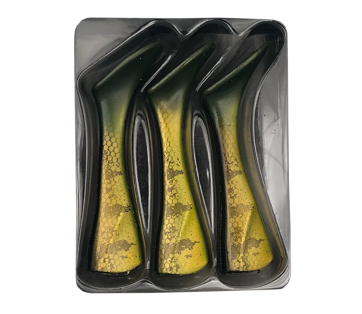 Headbanger Shad 9 reservehale 3-pak rød