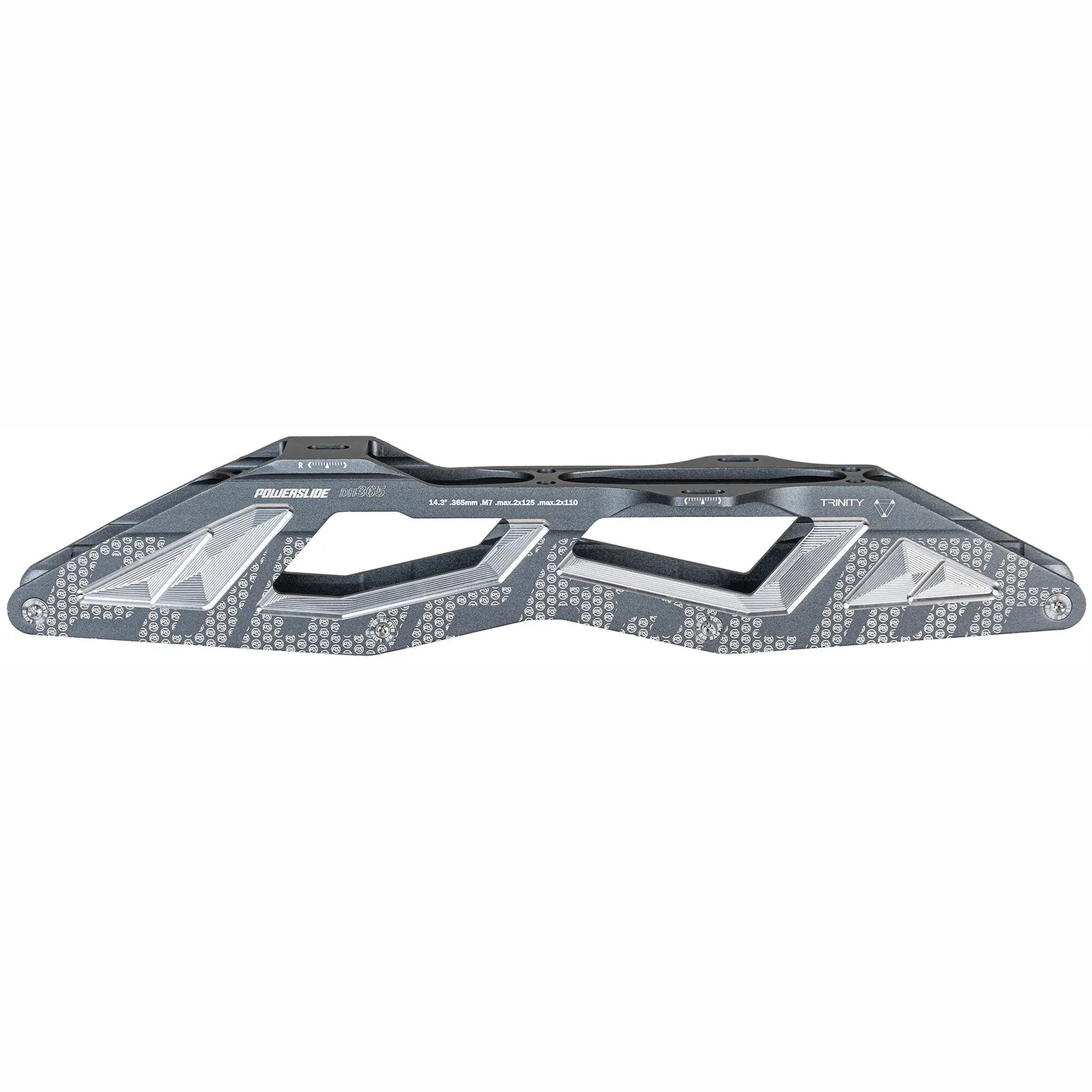 Powerslide DH365 downhill ramme TRI grå