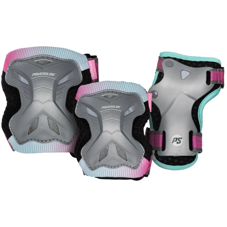 Powerslide Kids Pro Girls beskyttelsessæt pink XS