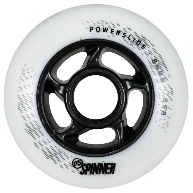 Powerslide Spinner hjul 84mm 88A hvid 4-pak urban