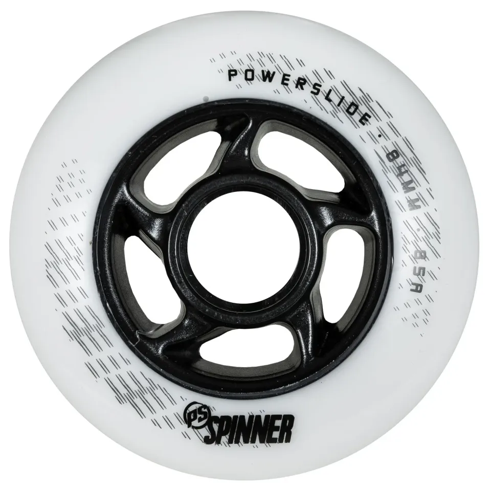 Powerslide Spinner hjul 84mm 88A hvid 4-pak urban