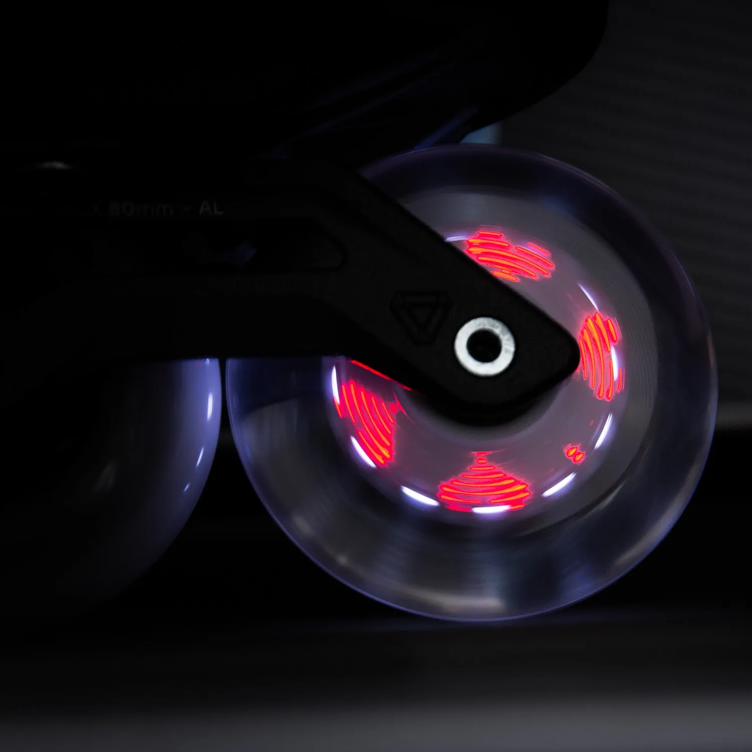 Powerslide Graphix Plus 80mm LED-hjul 1 stk multicolor