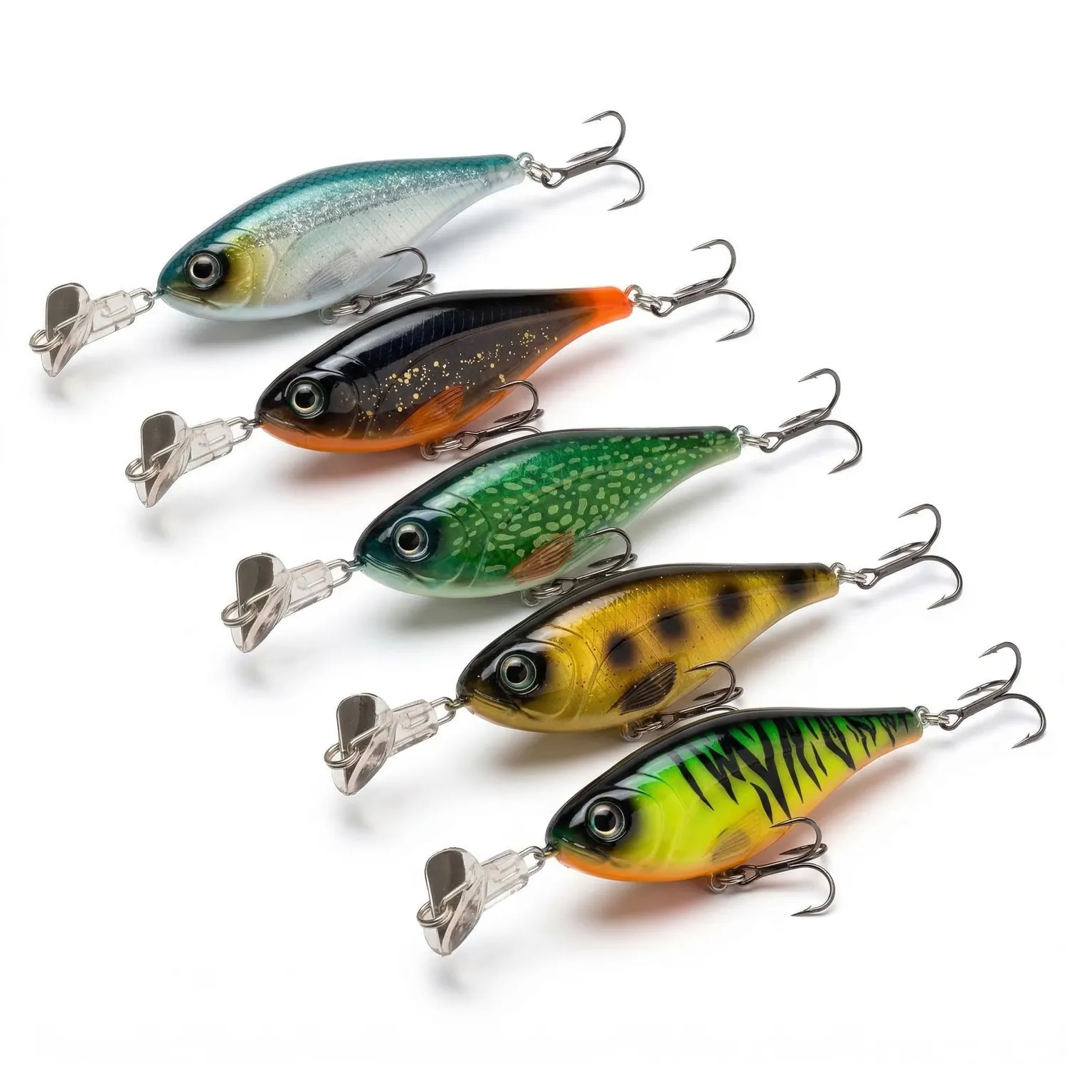 Headbanger Cranky Shad 5" wobler Natural Perch trofæ