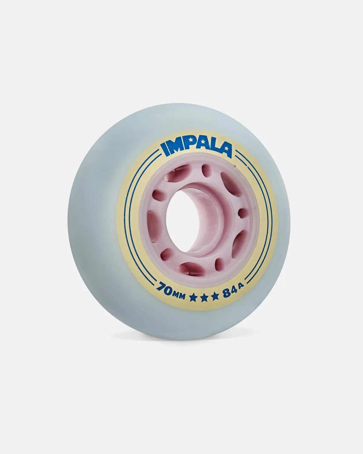 Impala inline hjul Sky Blue Yellow 70mm 4-pak