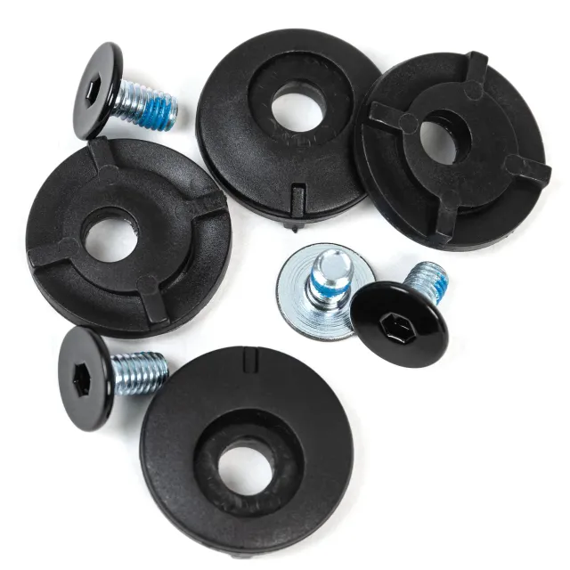 Iqon Cuff Screws Black cuff-skruer 4-pak