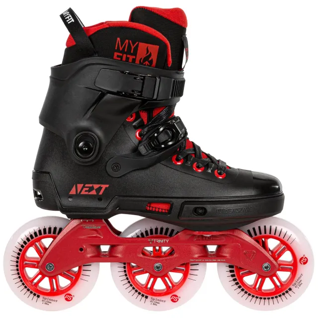 Powerslide Next Black Red 110 rulleskøjter 110 mm