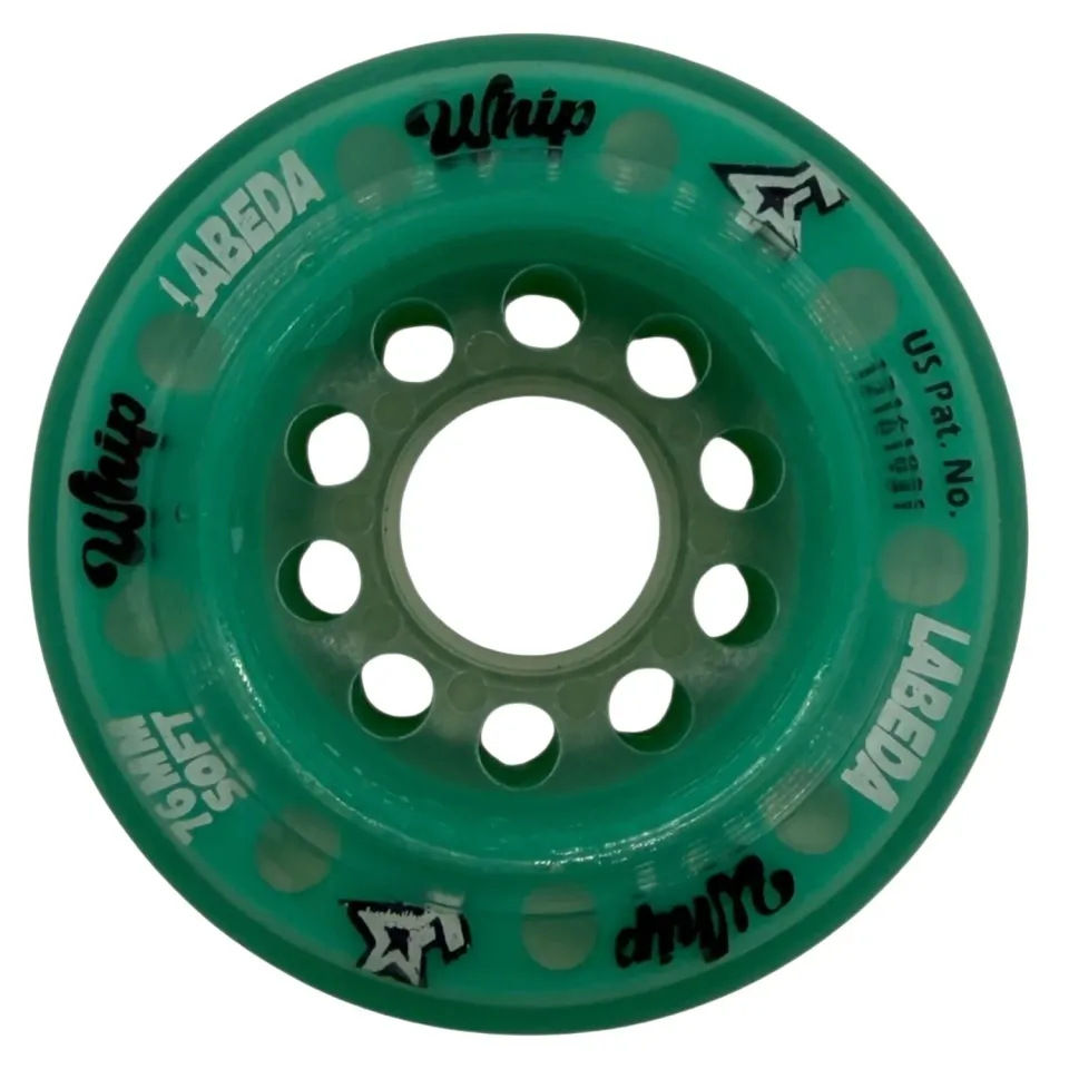Labeda Whip X-Soft rulleskøjtehjul 80 mm teal 1 stk