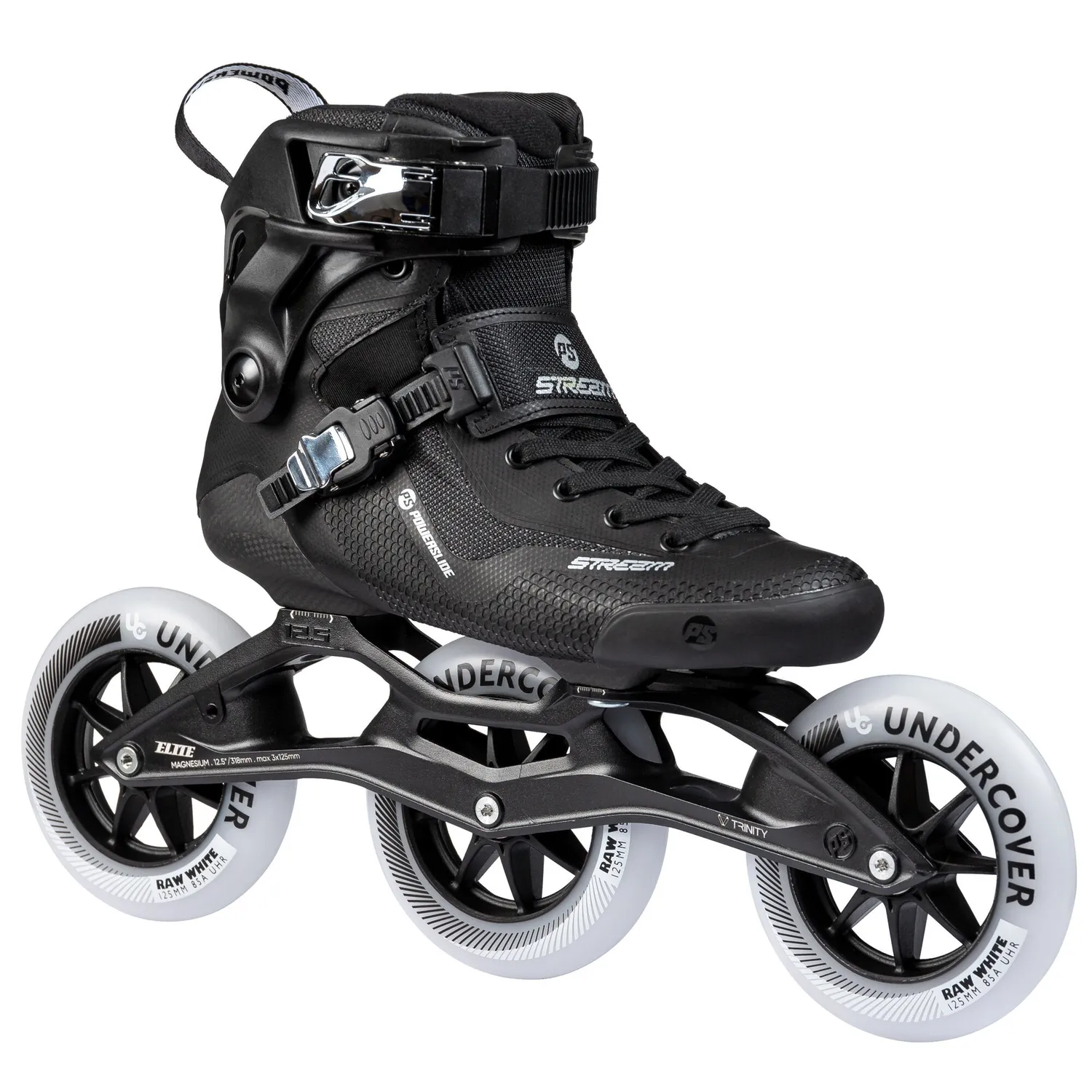 Powerslide Stream Carbon 125 inlineskøjter 3x125mm