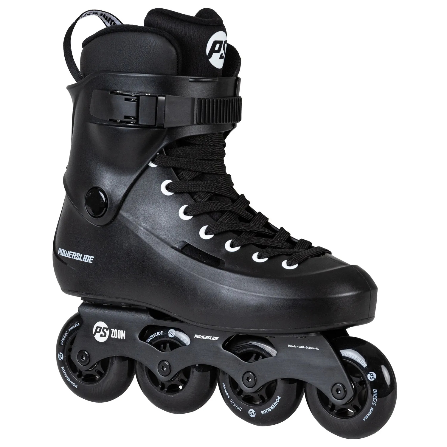 Powerslide Zoom Black 80 inliners sort 4x80