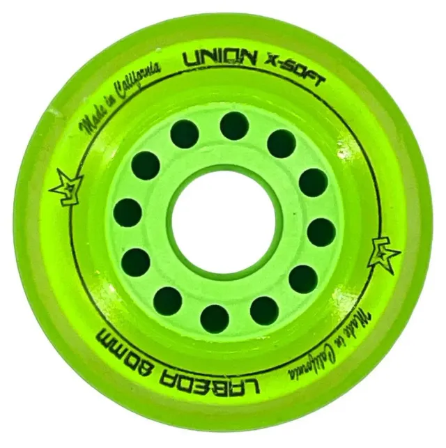 Labeda Union X-Soft rullehockeyhjul grøn 80mm