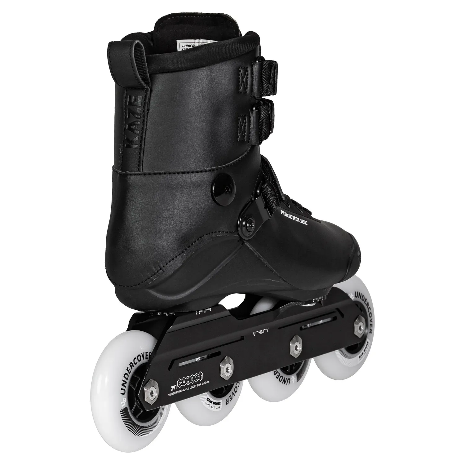 Powerslide Kaze Black 90 rulleskøjter sort Trinity