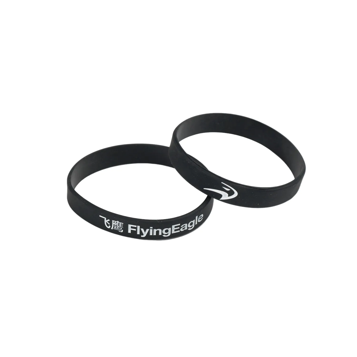 Flying Eagle Bracelet armbånd silikone sort 200mm
