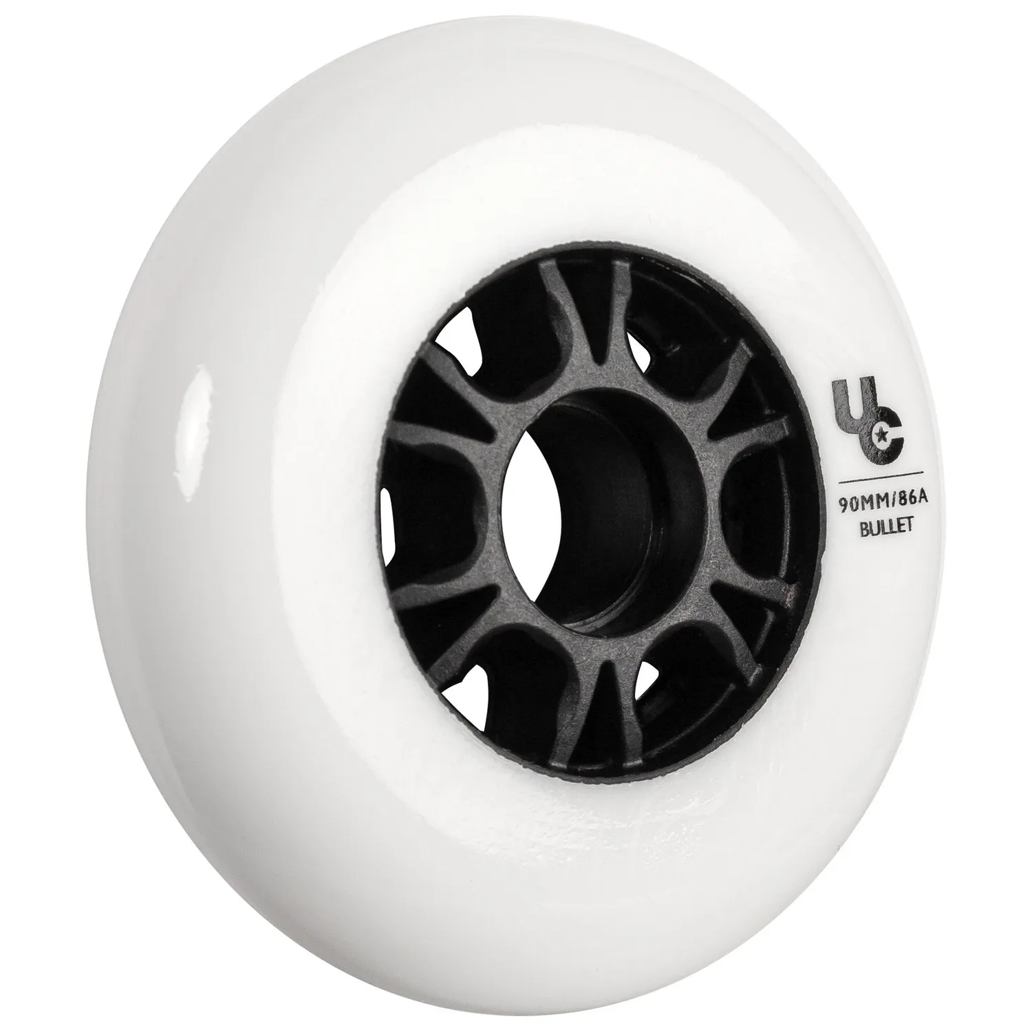 Undercover Team 90mm 86A hjul hvid 4-pak