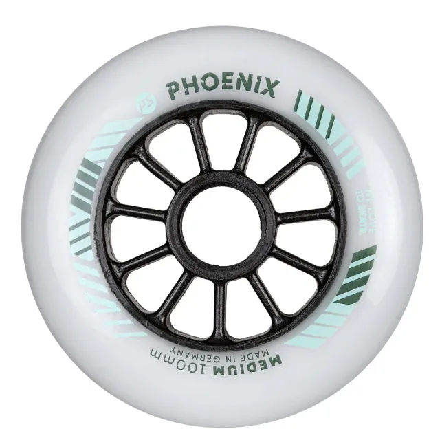 Powerslide Phoenix 100mm DD Medium hjul 8-pak