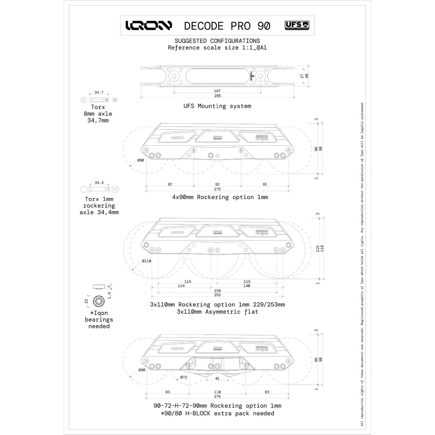 Iqon AG Decode Pro 90 skinner UFS urban street 4x90