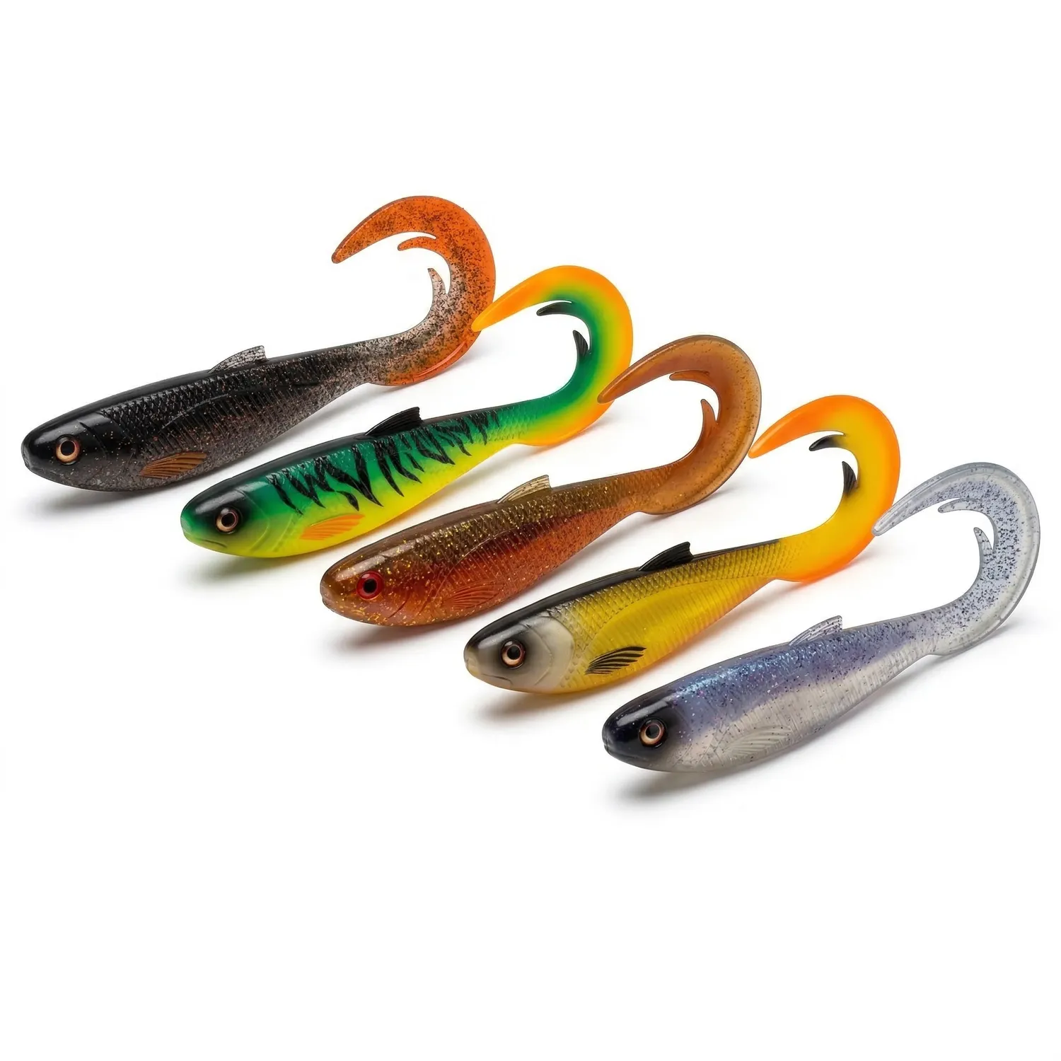 Headbanger FireTail gummiagn V2 7" Firetiger S-formet