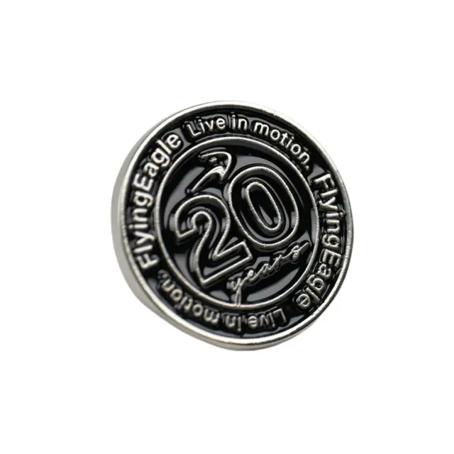 Flying Eagle Pin emalje sølv zink