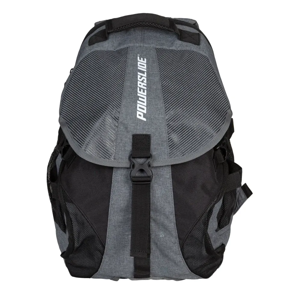 Powerslide Fitness Backpack rygsæk grå/sort kompakt
