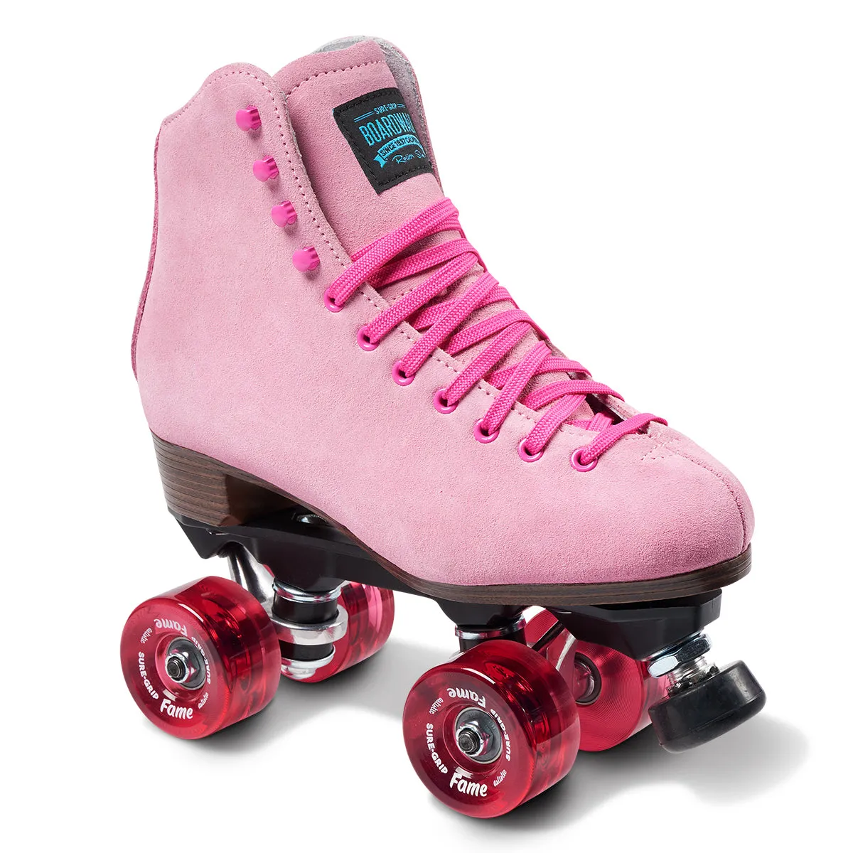 Sure-Grip Boardwalk Fame rulleskøjter Tea Berry 8-pak pink