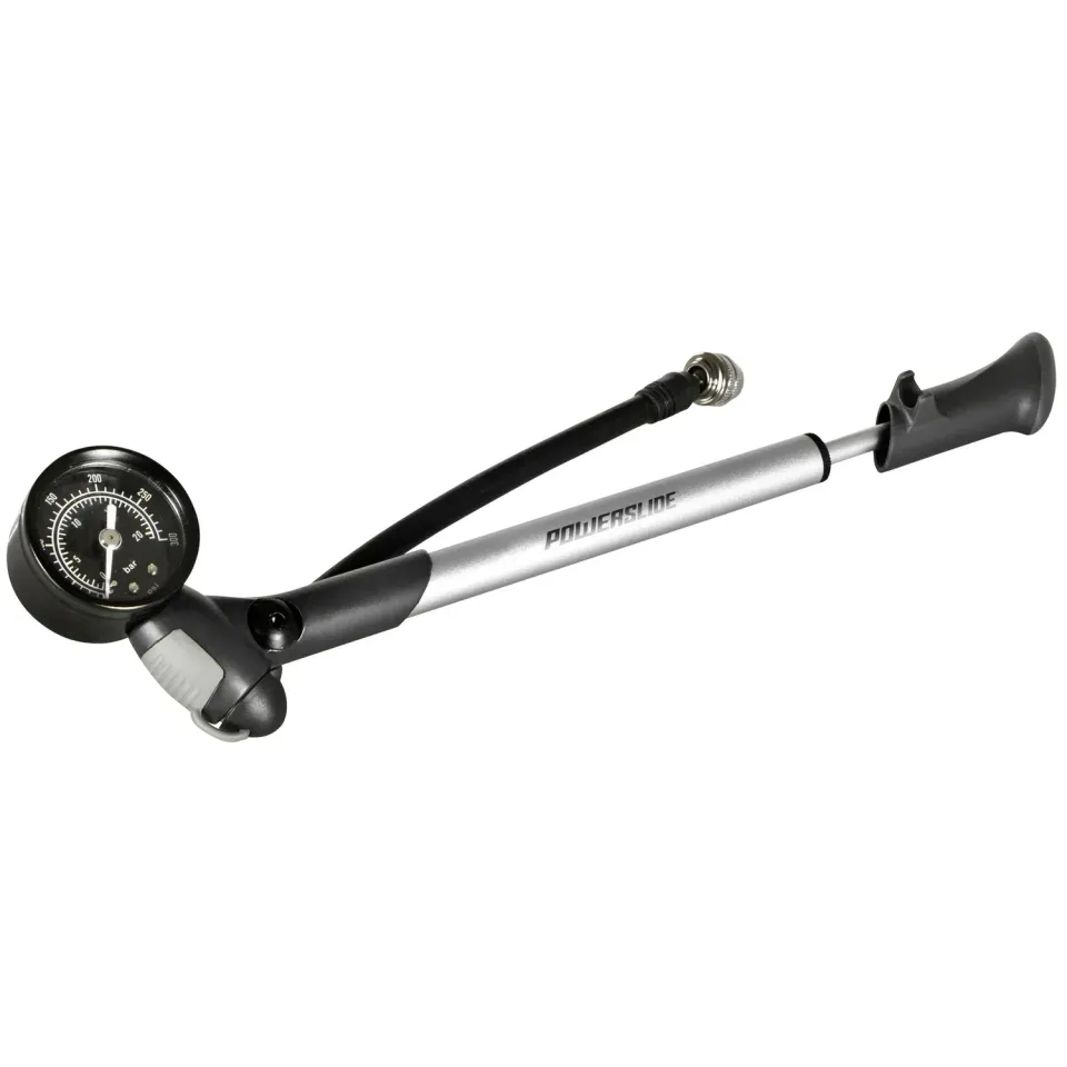 Powerslide Pneumatic minipumpe 300 PSI med manometer