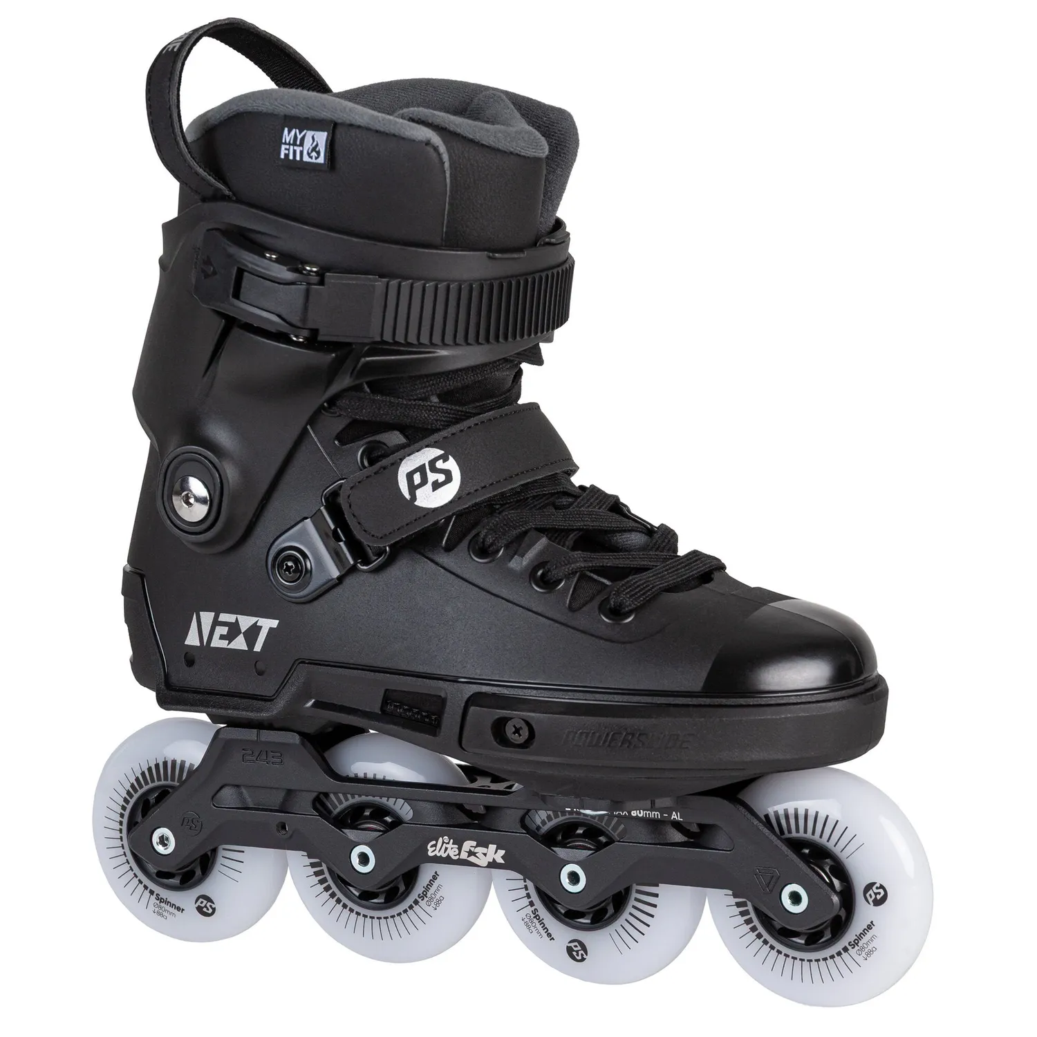 Powerslide Next Black 80 rulleskøjter urban hardboot