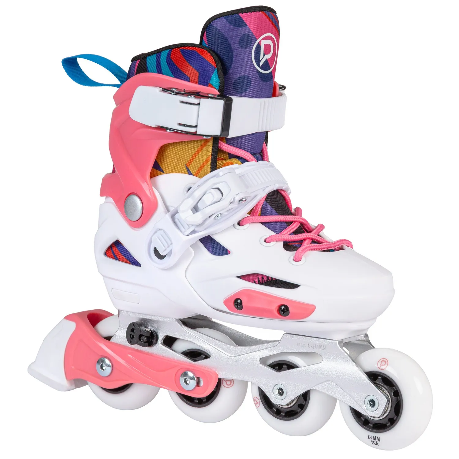 Playlife Flash Pink justerbar inlineskøjte lyserød