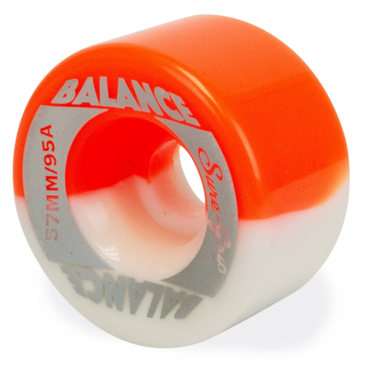 Sure-Grip Balance 57mm rulleskøjtehjul 8-pak orange 95A