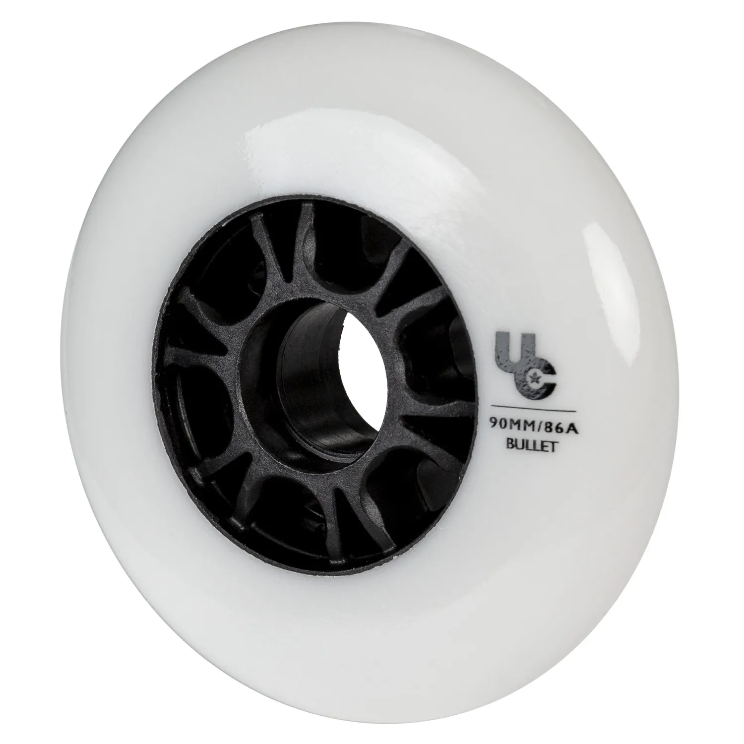 Undercover Team 90mm 86A hjul hvid 4-pak