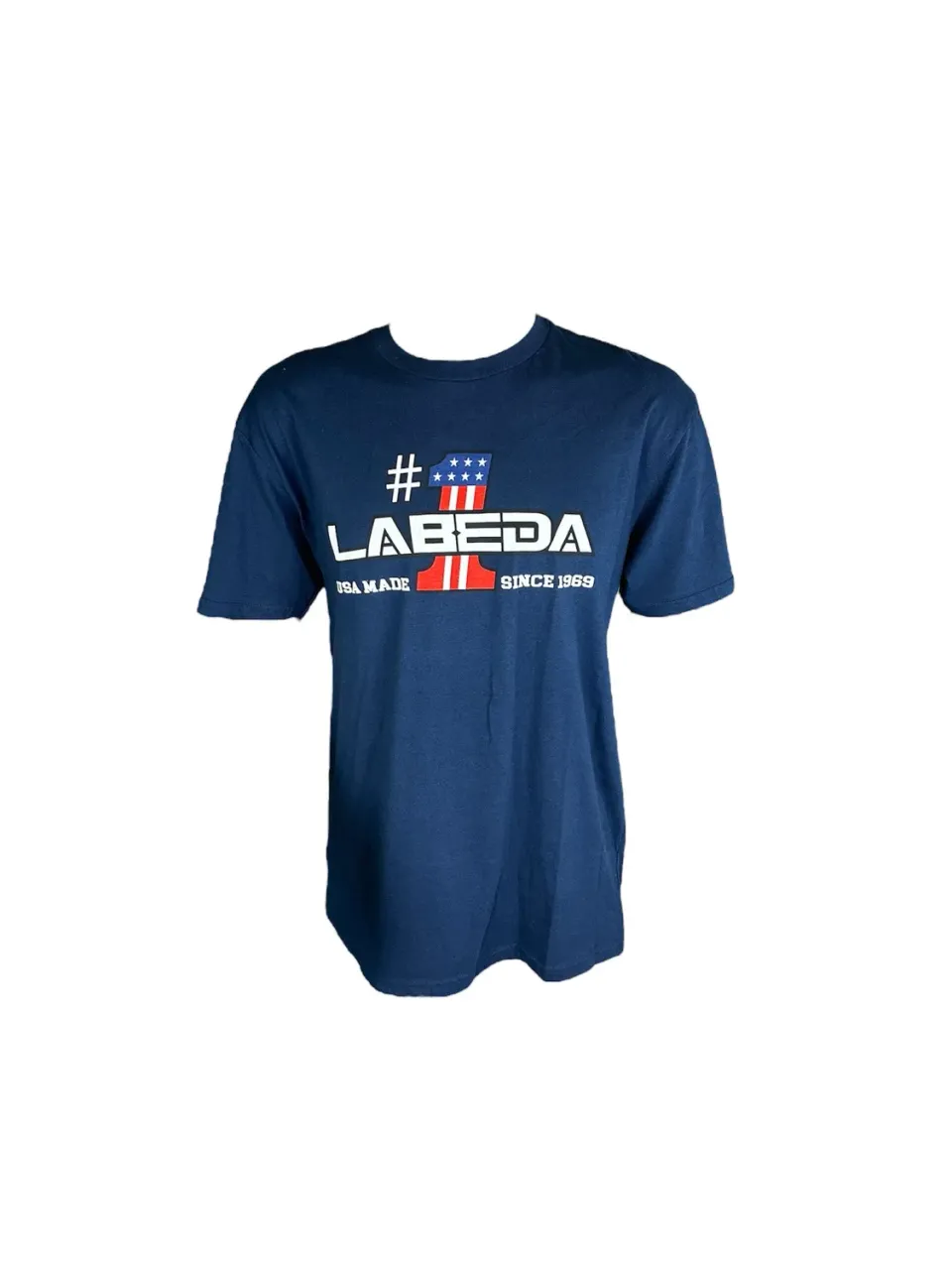 Labeda Made in USA t-shirt blå bomuld x-large