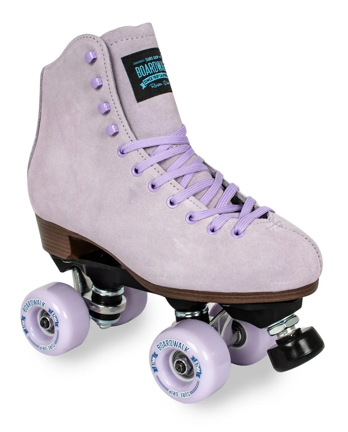 Sure-Grip Boardwalk rulleskøjter pink 36 ruskind