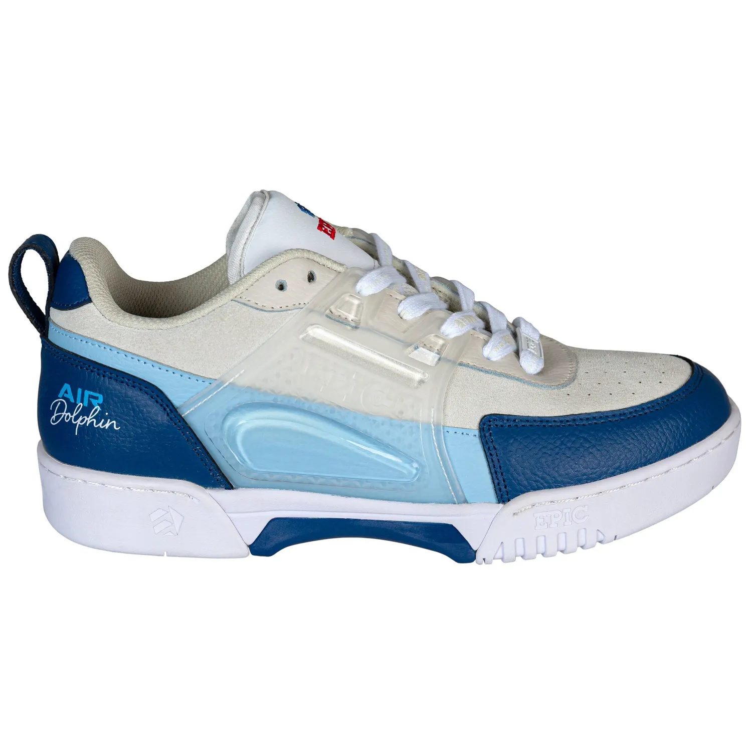 Epic Air Dolphin grindsko sneaker blå hvid
