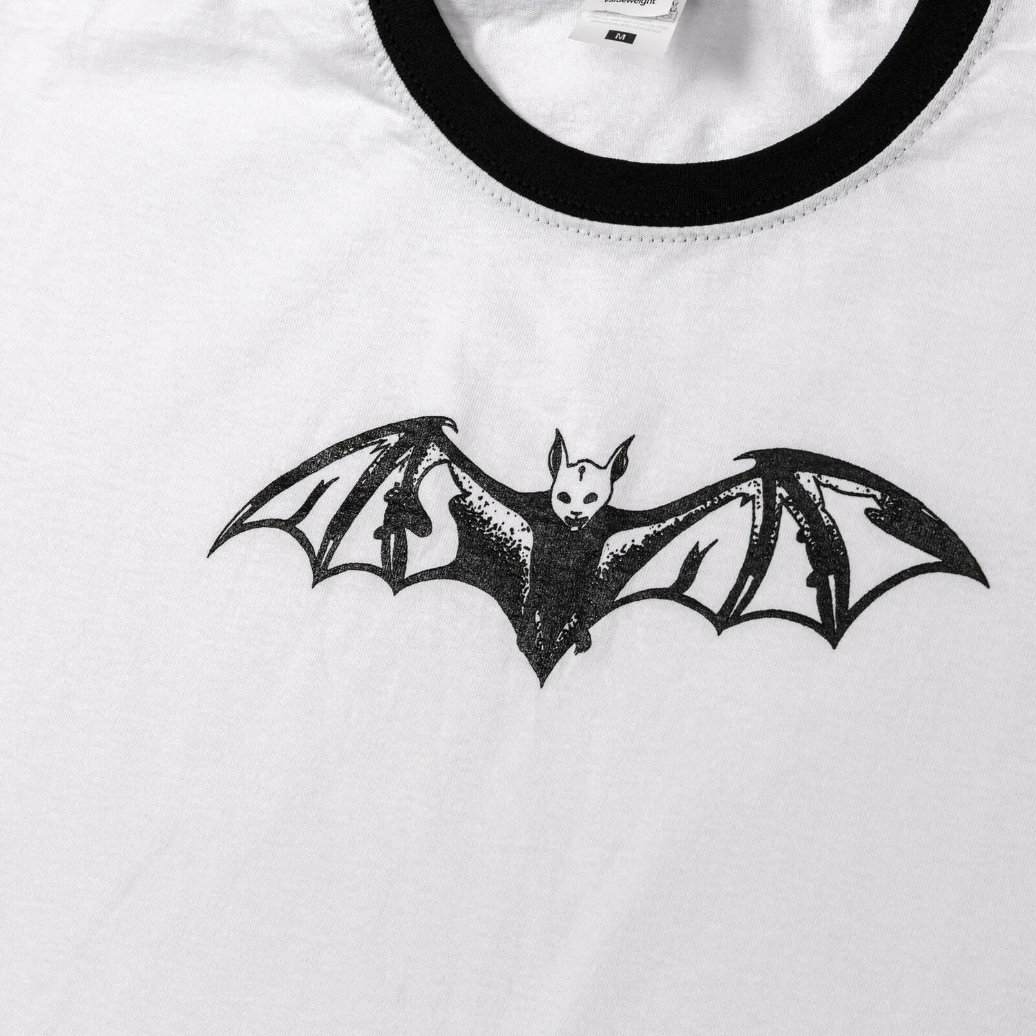 Mesmer Bat Shirt T-shirt slim bomuld sort