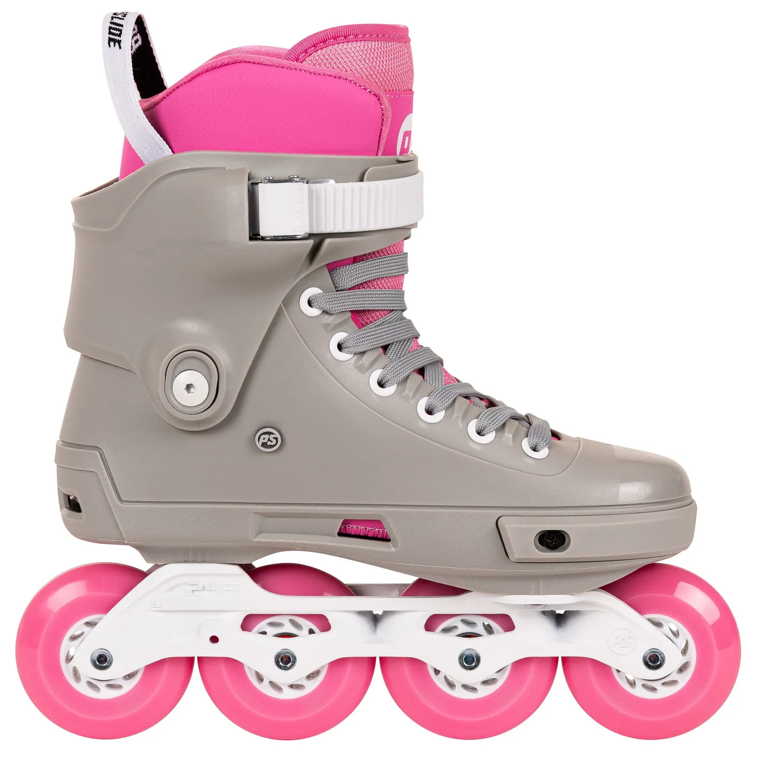 Powerslide Next SL Pink 80 rulleskøjter 36-37 grå