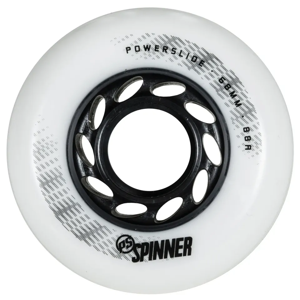 Powerslide Spinner 68mm 88A hjul hvid 4-pak
