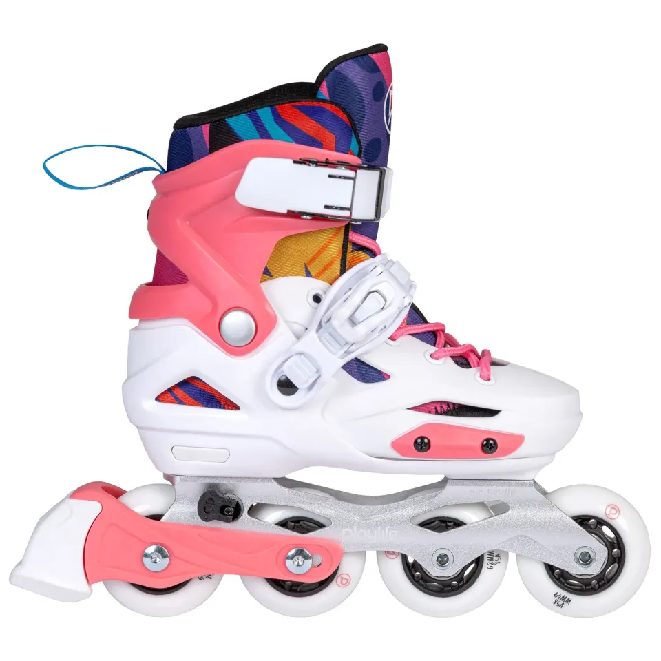 Playlife Flash Pink justerbar inlineskøjte lyserød