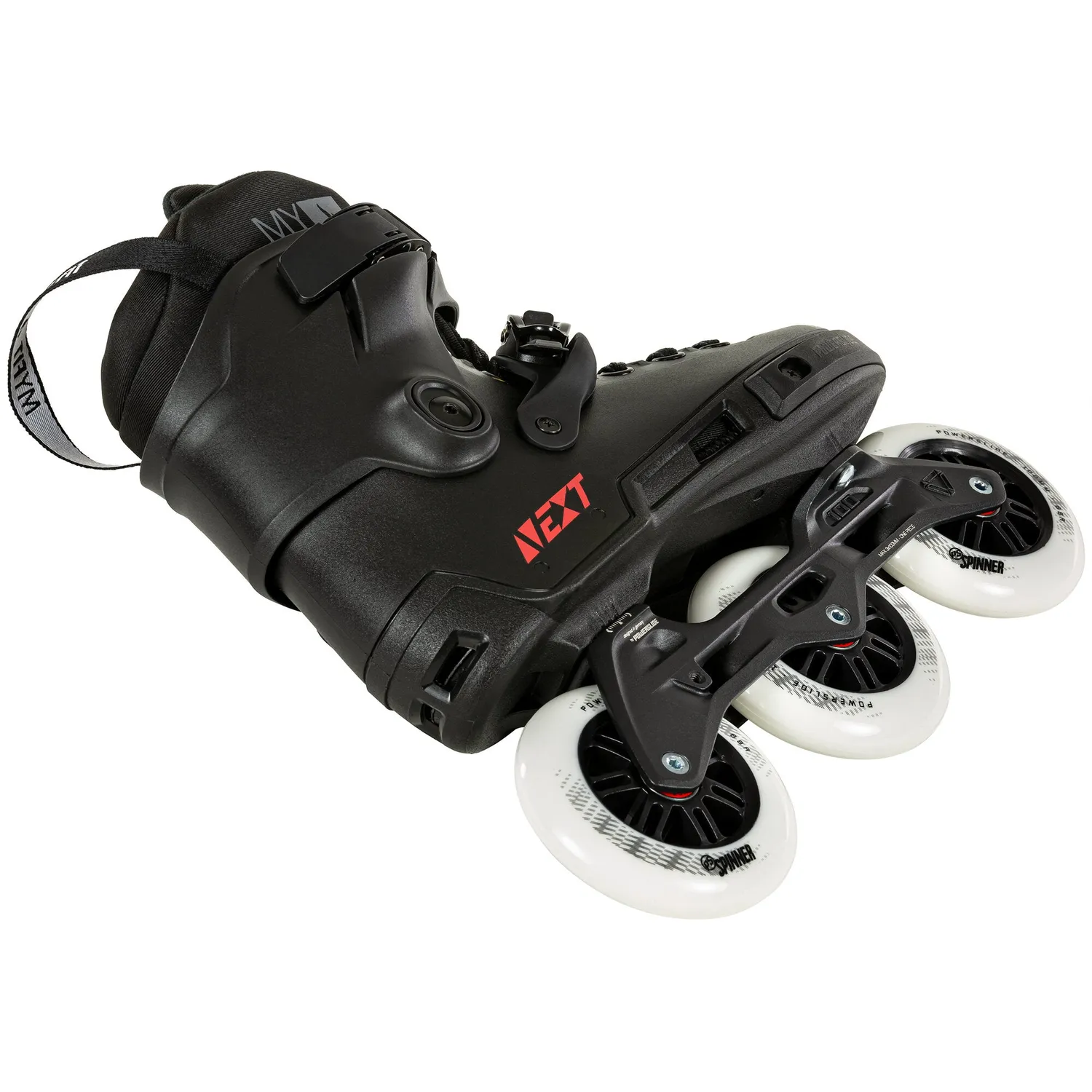 Powerslide Next Core Black 100 rulleskøjter sort 3-hjulet city