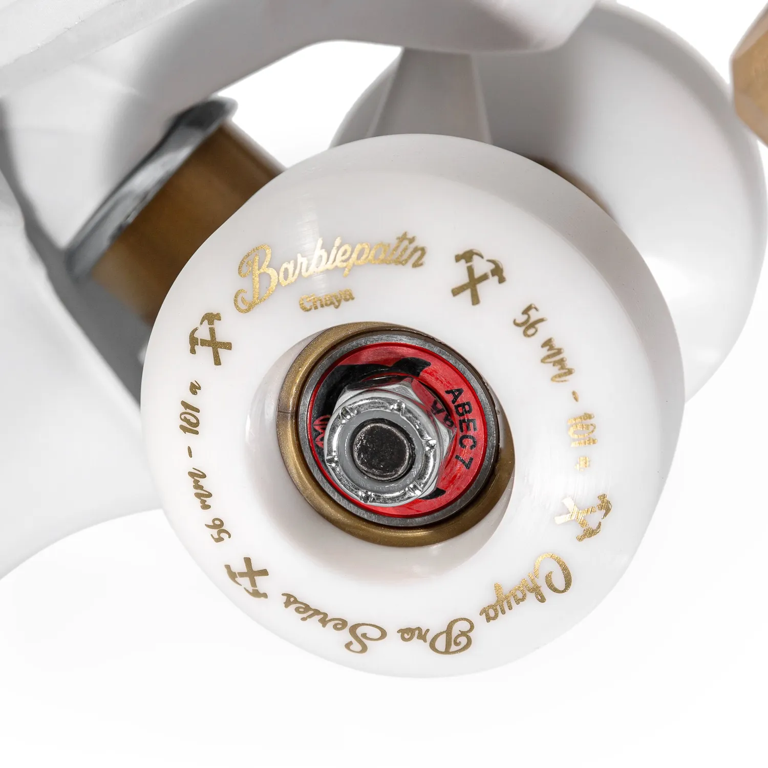 Chaya Kismet Barbiepatin Gold parkrulleskøjter 56mm