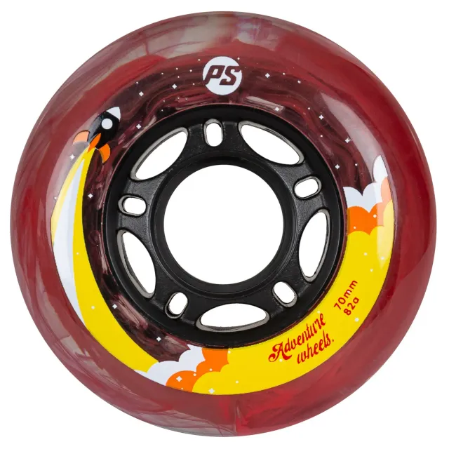 Powerslide Adventure 70/82A hjul orange 4-pak