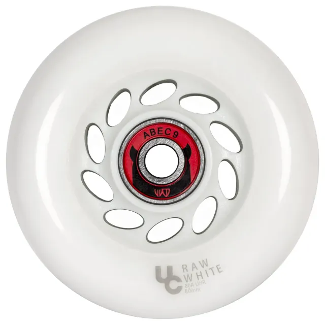 Undercover Raw Pro 80 hjul hvid RTR med lejer