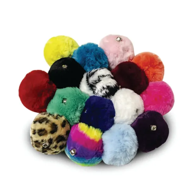 Sure-Grip Pom Poms pomponer sort par blød plys