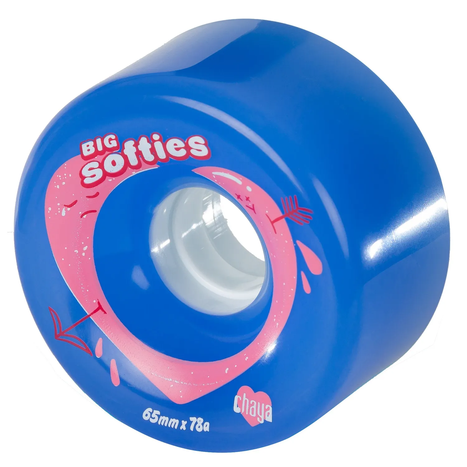Chaya Big Softies Clear Blue hjul 4-pak 78A