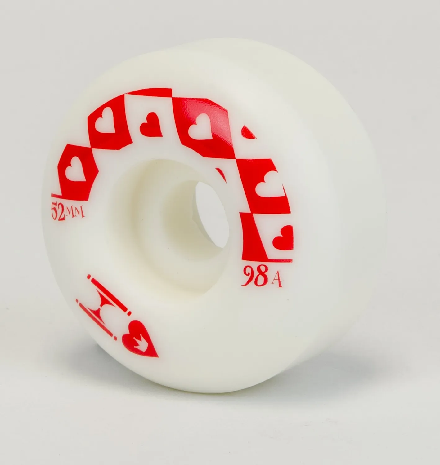 Huck Wonderland Queen of Hearts hjul 52mm rød