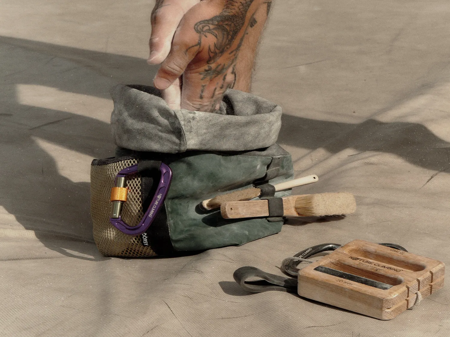 Nature Climbing Screwgate HMS-karabin Amethyst 24 kN