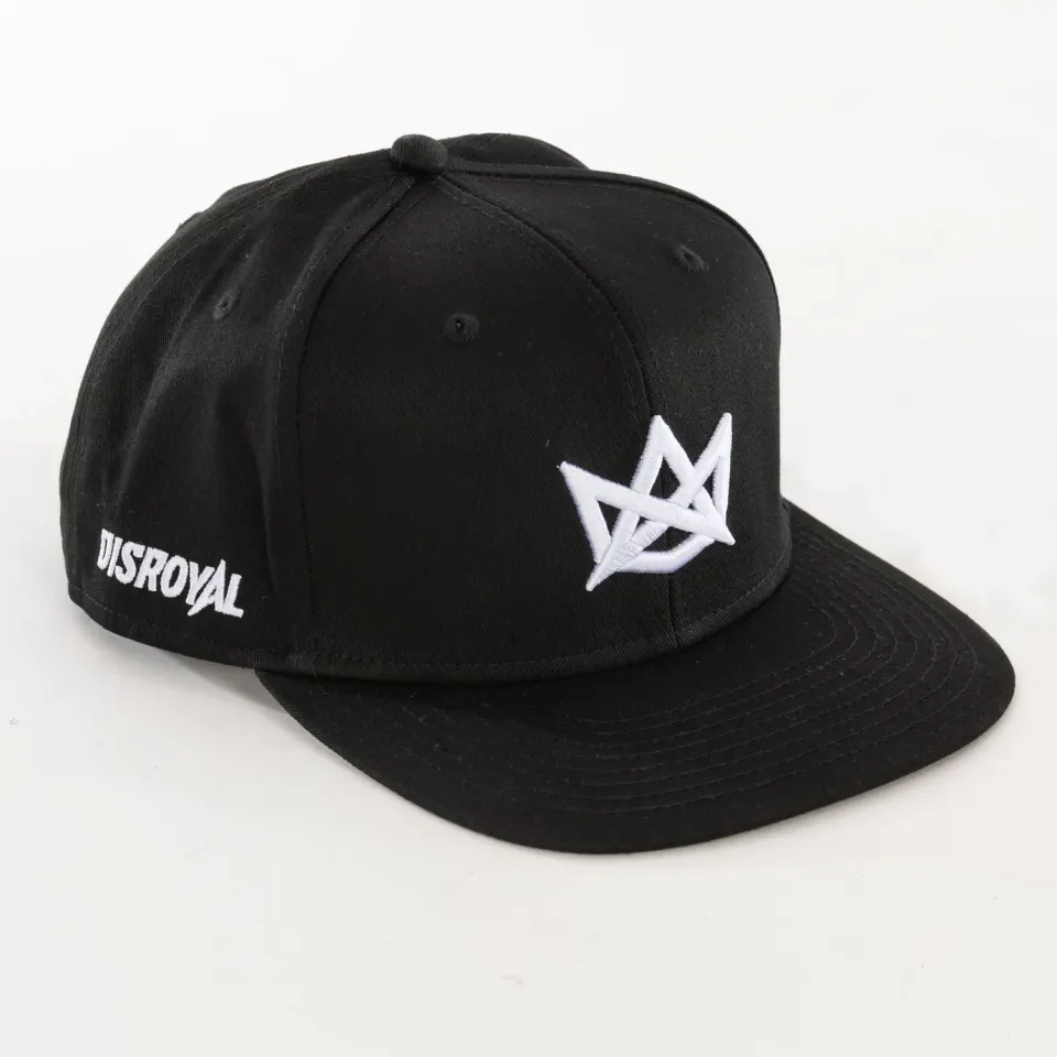 Disroyal Cap kasket bomuld sort one-size