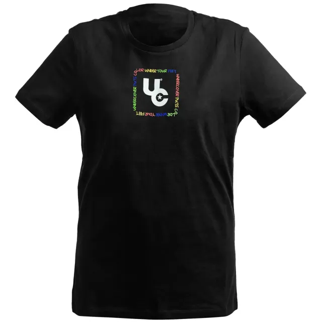 Undercover CI Slogan t-shirt sort bomuld