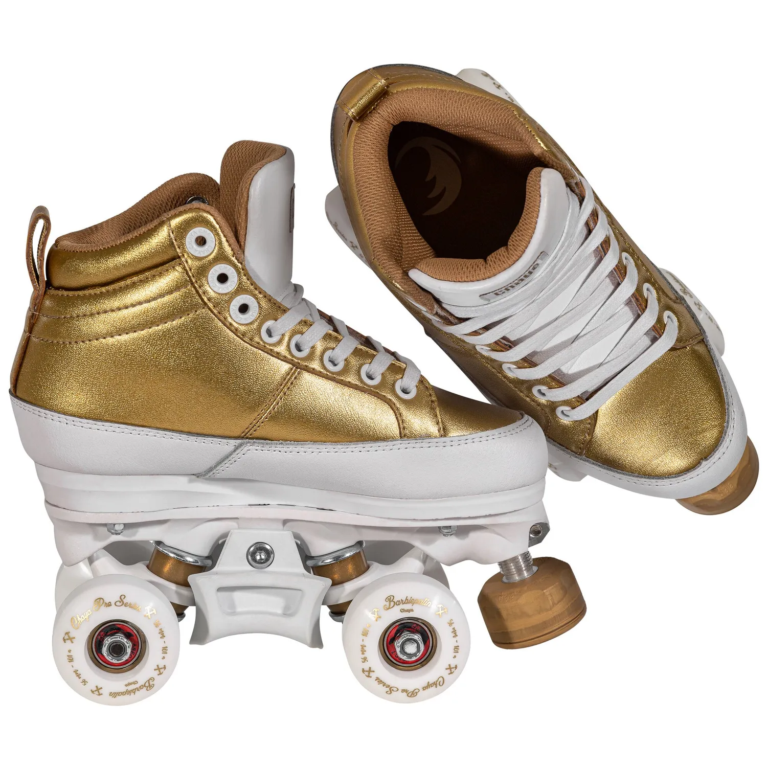 Chaya Kismet Barbiepatin Gold parkrulleskøjter 56mm