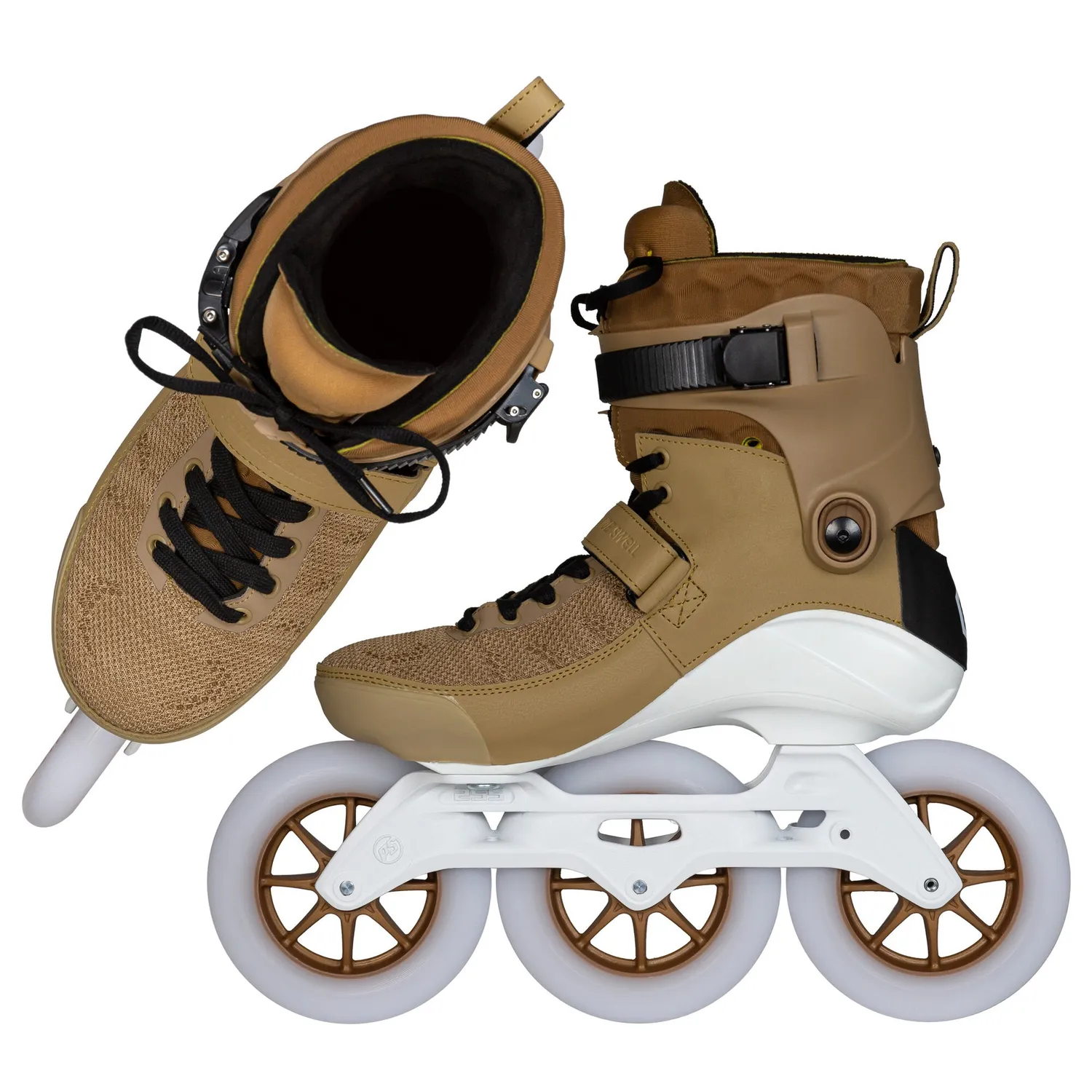 Powerslide Swell Gold 125 fitness skøjter 125mm